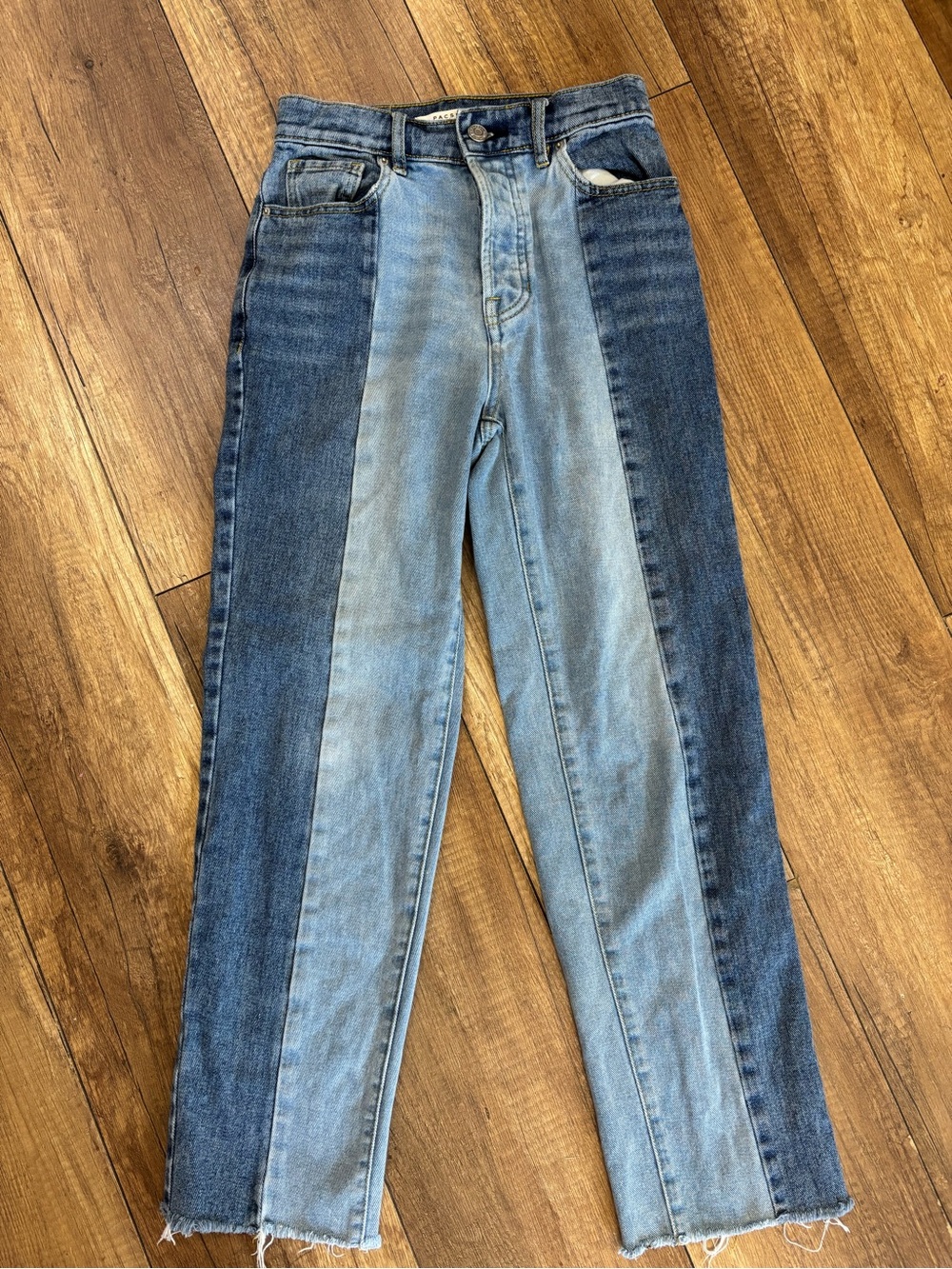 Two-Tone Blue Women’s Pacsun Straight Jeans Size 23